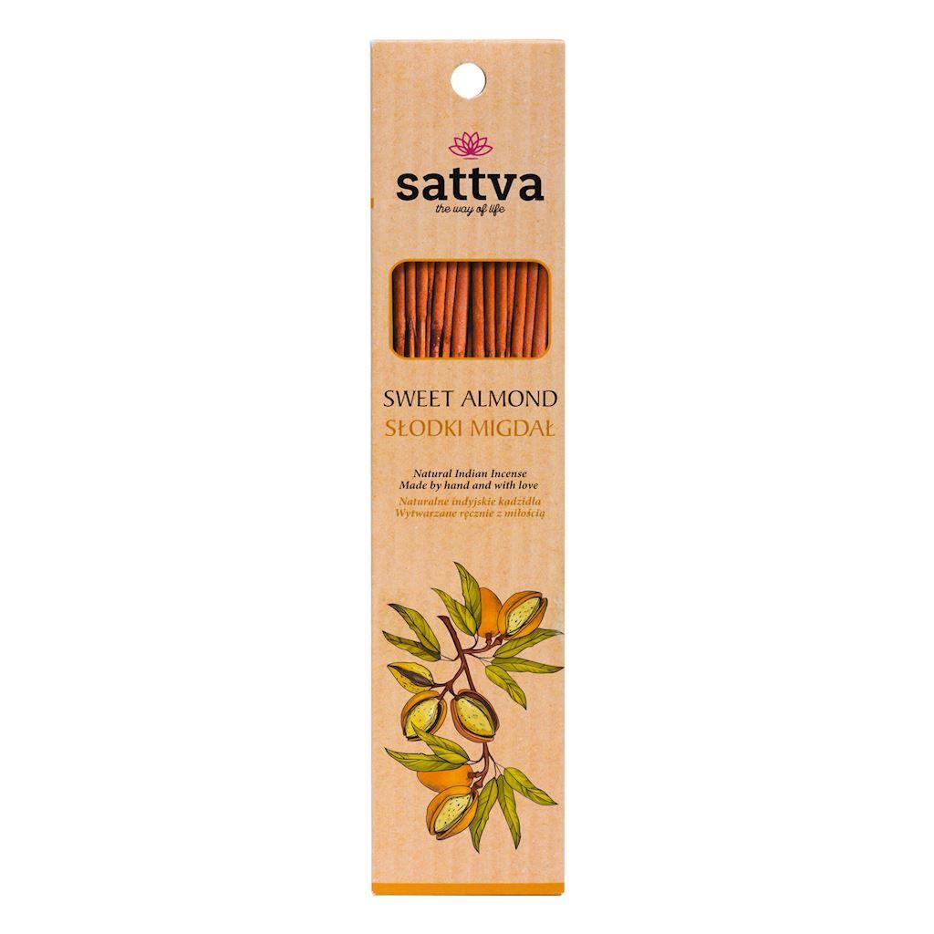 Sattva Natural Indian Weihrauch Süßmandel, 15 Stück