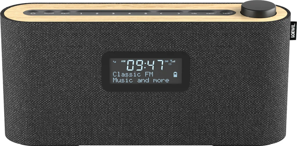 Radio DAB+ bois Loewe Radio.frequency - Son puissant 28W, sans parasites
