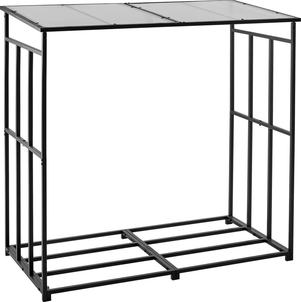 SucceBuy kovový stojan na palivové drevo, 143x70x143 cm Obrázok produktu 
