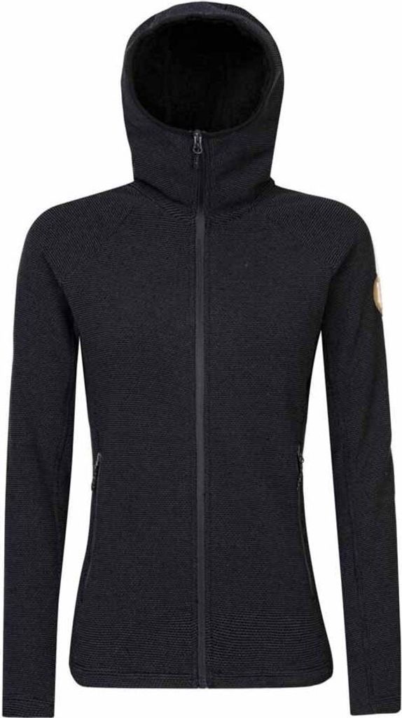 Rock Experience Crystal Fleece Mit Durchgehendem Reißverschluss Schwarz M Frau Schwarz M