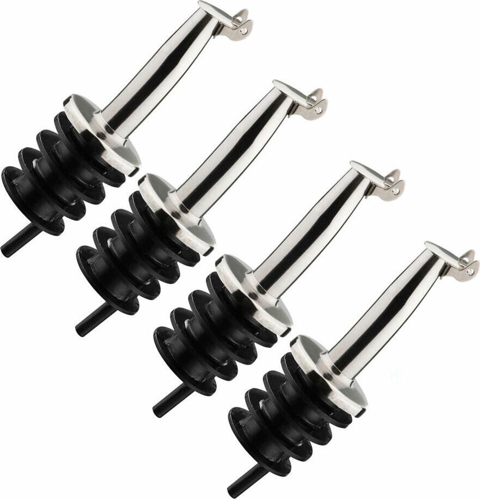 Westmark 4 Ausgießer »Inox Gastro«, PE-Korken, Metallkläppchen, 468222E3