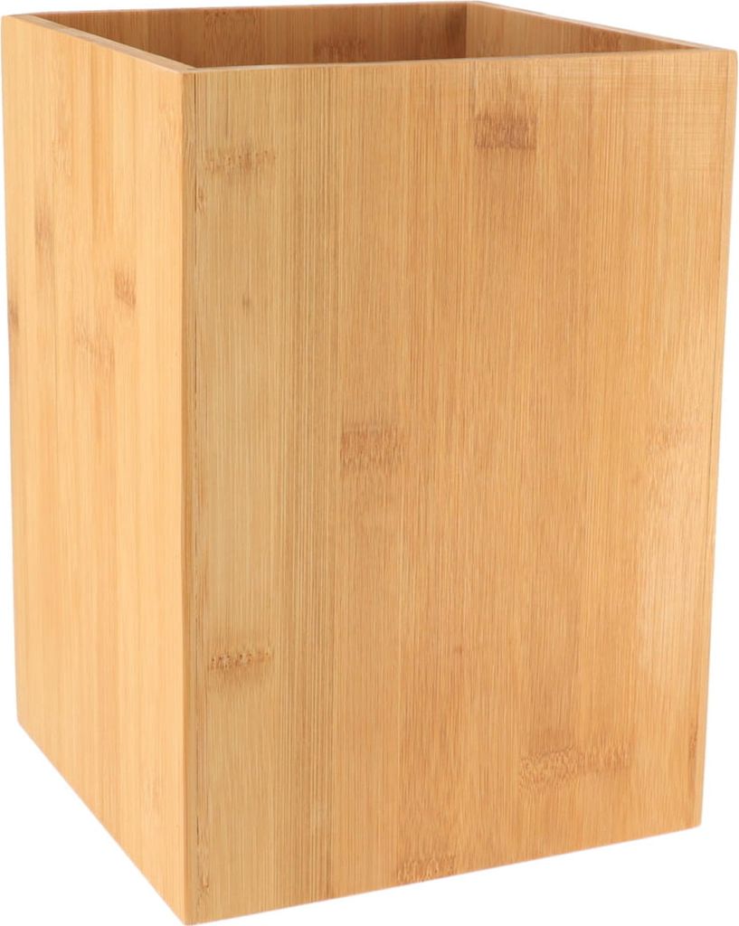 Badabfalleimer - 7.5L - hellbraun - Bambus - 26 cm