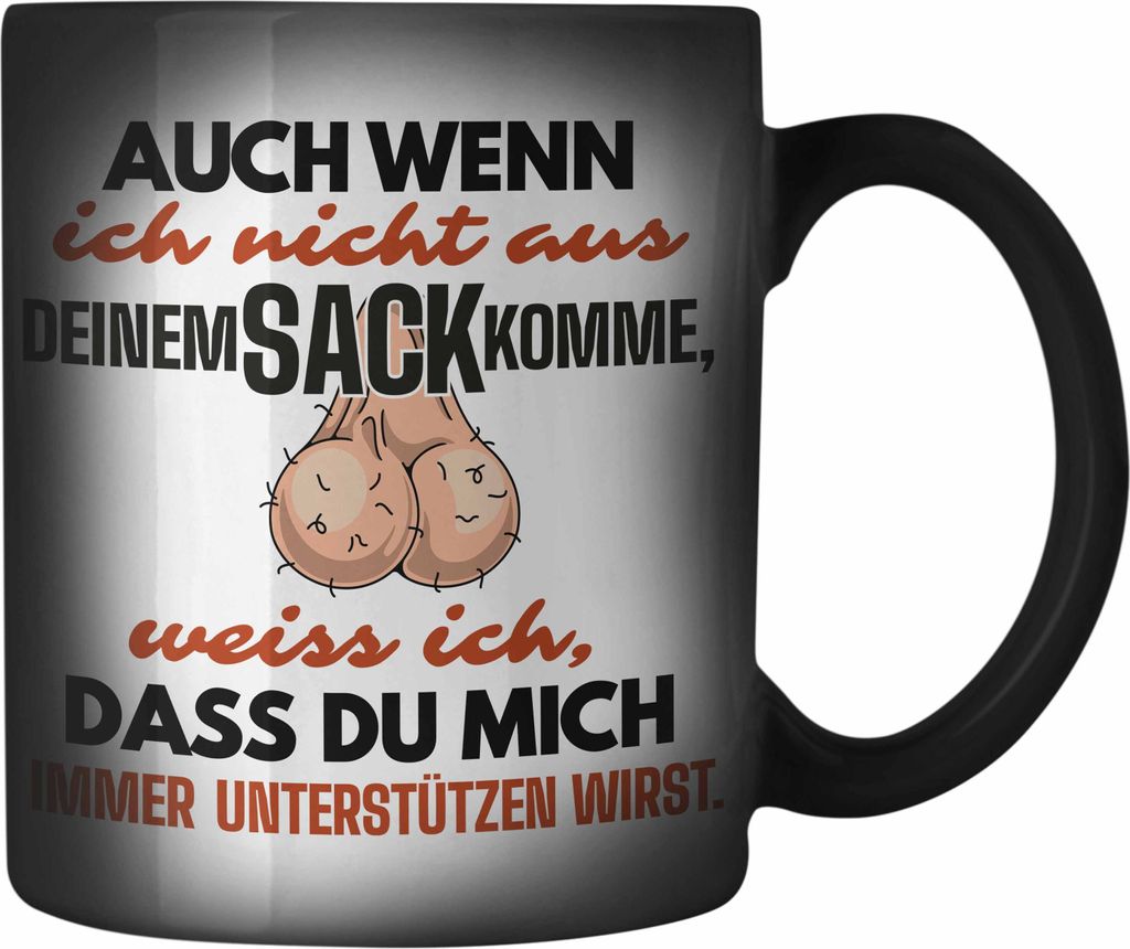 Trendation - Stiefvater Geschenk Farbwechsel Zauber-Tasse Produktbild 