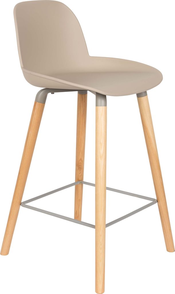 2er Set Zuiver Albert Kuip Thekenstuhl Eschenholz/Kunststoff 65 cm