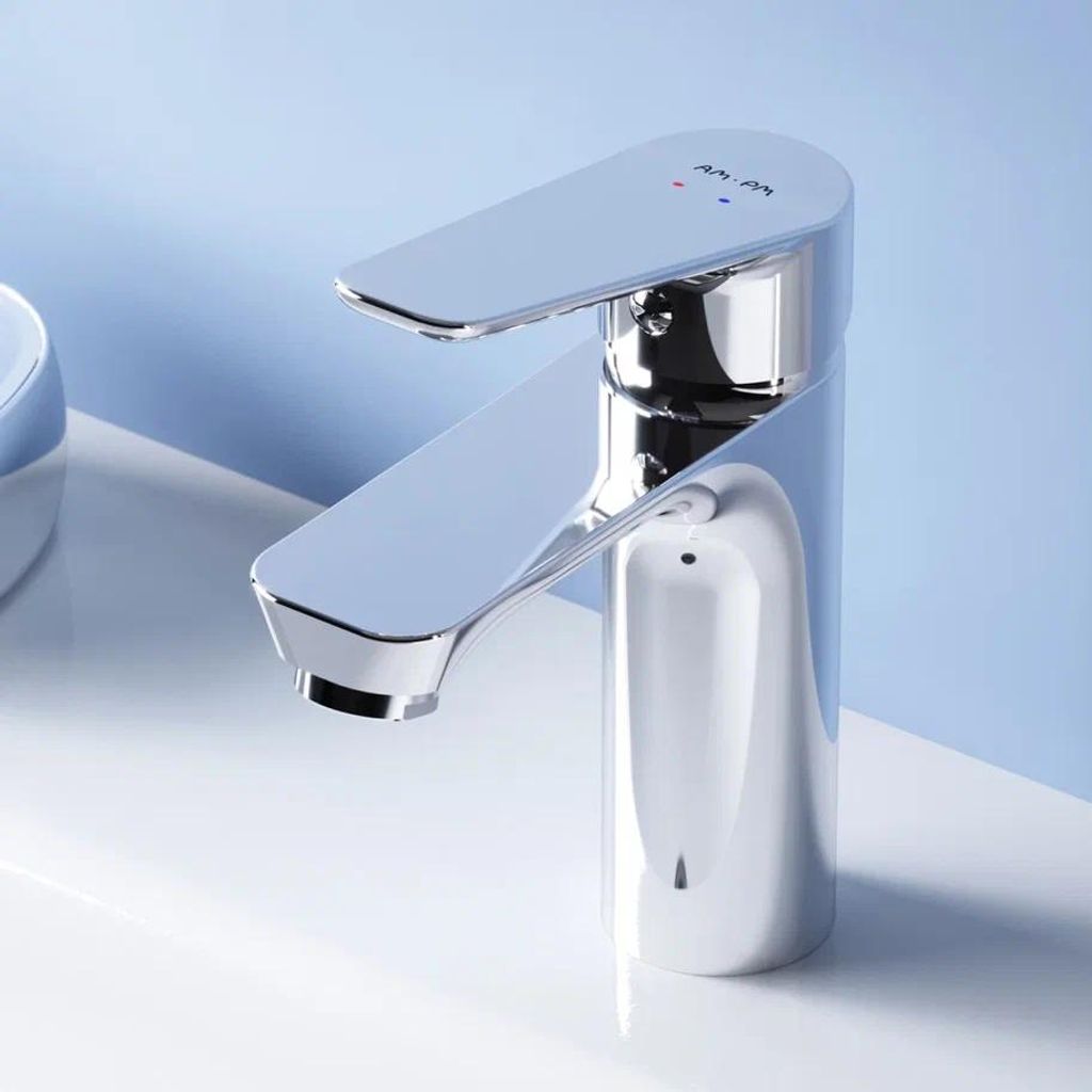 AM.PM Wasserhahn Bad Chrom Waschtischarmatur Bad Armatur Produktbild 