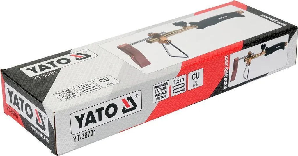 Lampe à souder à gaz multifonction pour travaux de plomberie Yato