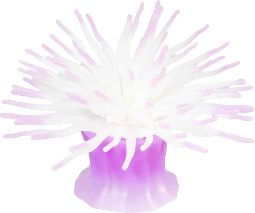 Anémone Violette Souple Aqua Della avec Ventouse de Fixation Stable