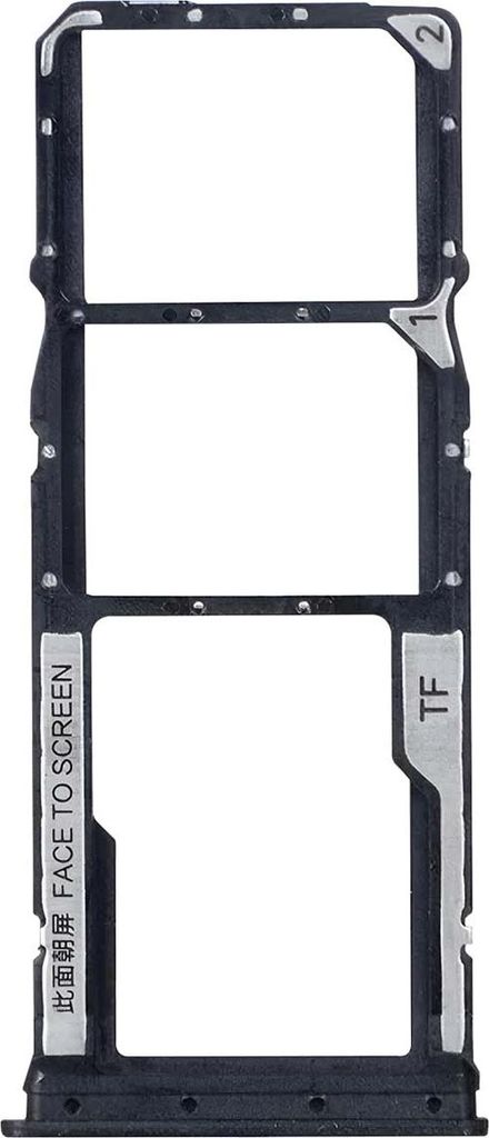 Clappio, SIM Tray & microSD für Xiaomi Redmi 13C Ersatz, Schwarz