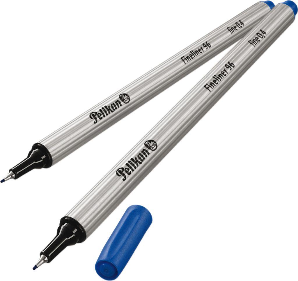 Pelikan Fineliner 96, Strichst„rke: 0,4 mm, blau Zdjęcie produktu 