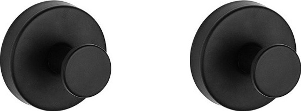 INF Crochets avec ventouse, pack de 2 Le noir Image du produit 