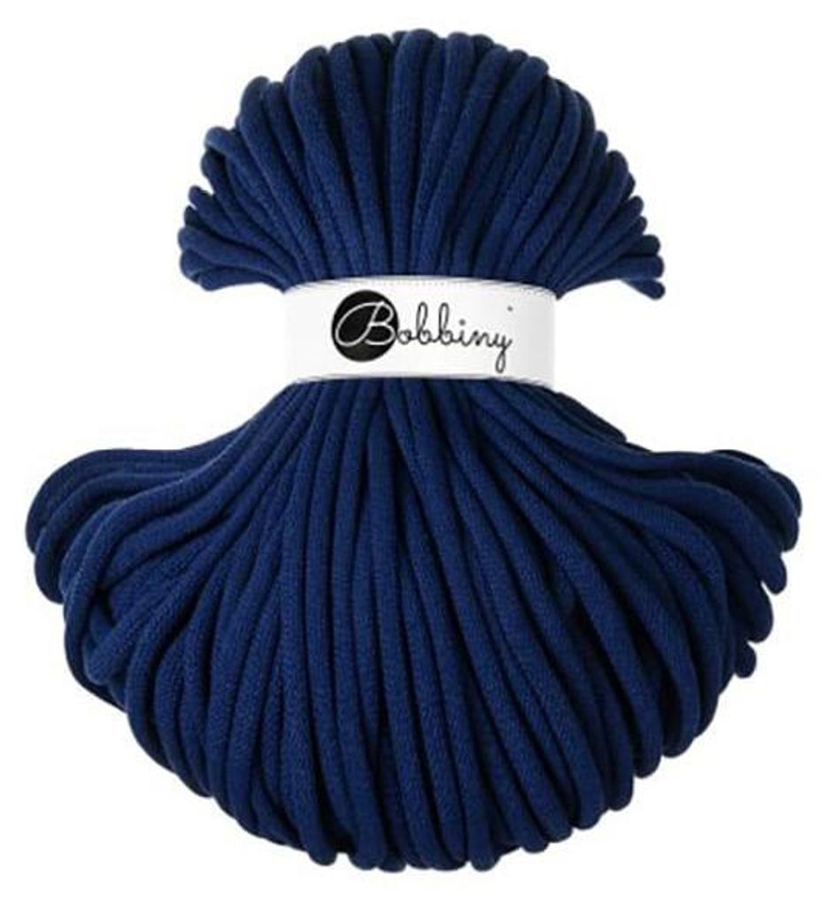 Bobbiny Jumbo 9 mm 100 m Ink Blue Schnur