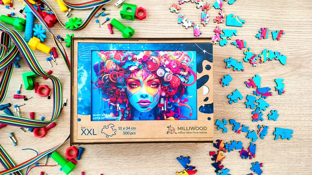 Milliwood Holzpuzzles - In My Area - Gedankensturm - 500 Produktbild 5