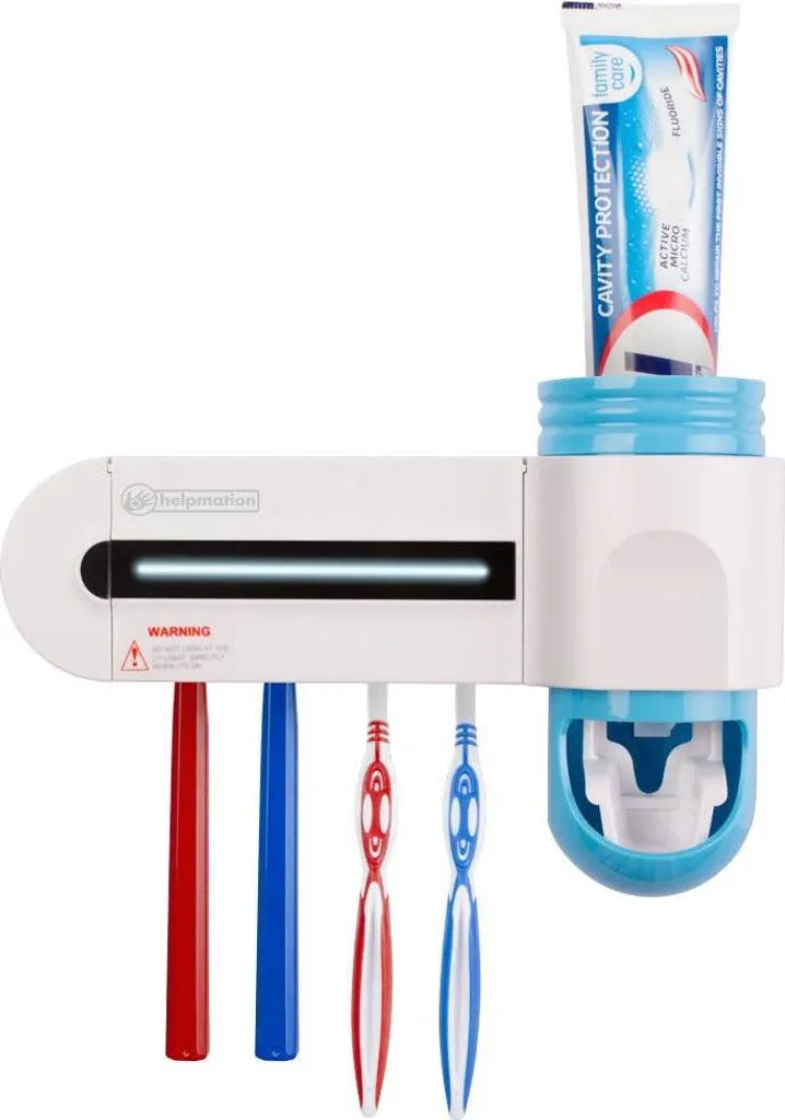 Stérilisateur de brosses à dents mural avec distributeur automatique