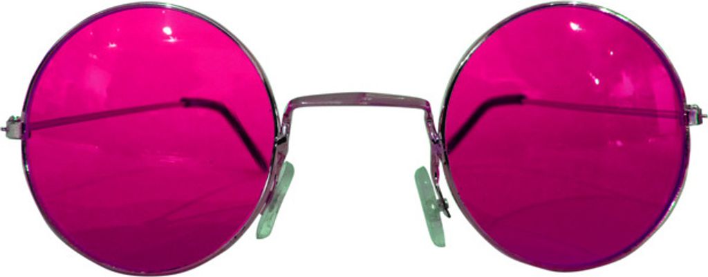 Hippie Sonnenbrille  modisches Accessoires für Karneval, Produktbild 