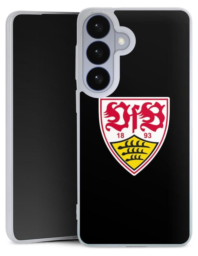 DeinDesign Slim Hülle für Samsung Galaxy S26+ Silikon Case Ultra Dünn Handyhülle Offizielles Lizenzprodukt VfB Stuttgart Wappen