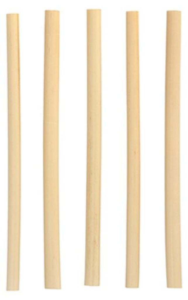 100 Cocktail Trinkhalme Schilf "pure" Ø 7 mm · 15 cm Produktbild 