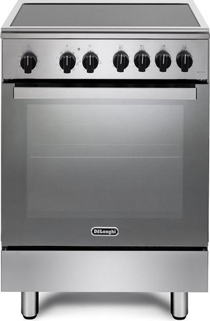 De'Longhi DMX 64 INL, vrijstaand fornuis, zwart, roestvrij Productafbeelding 