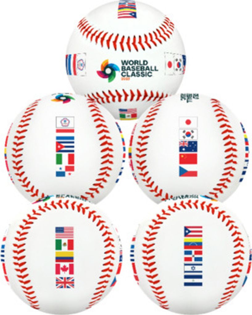 Oficiální baseballový míček Rawlings WBC All Flags 2023 | Obrázek produktu 