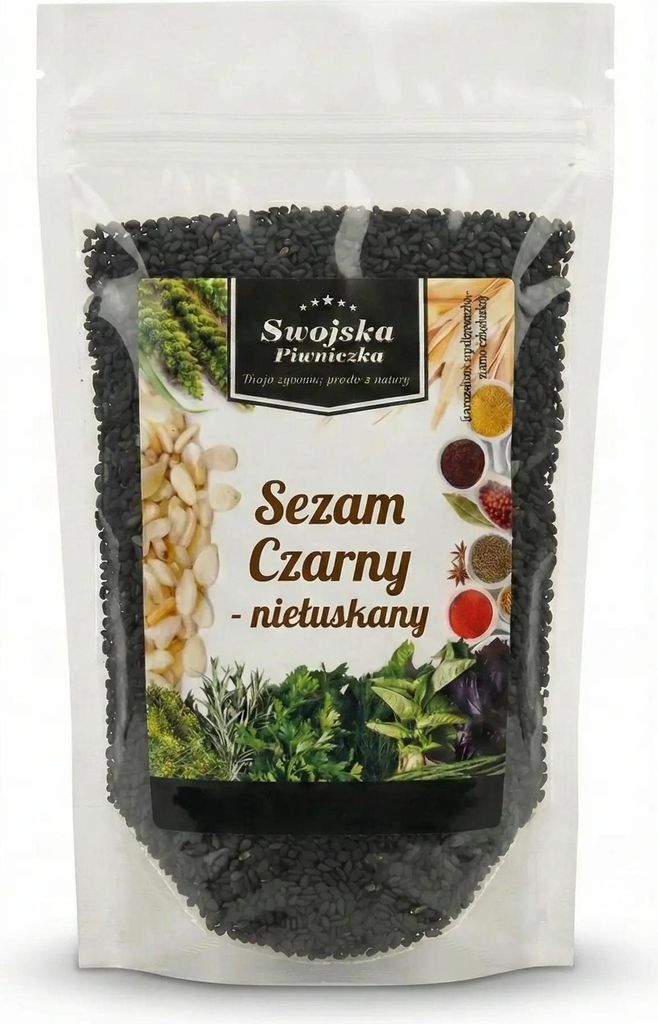 SEZAM CZARNY EXTRA JAKOŚĆ 1kg Swojska Piwniczka