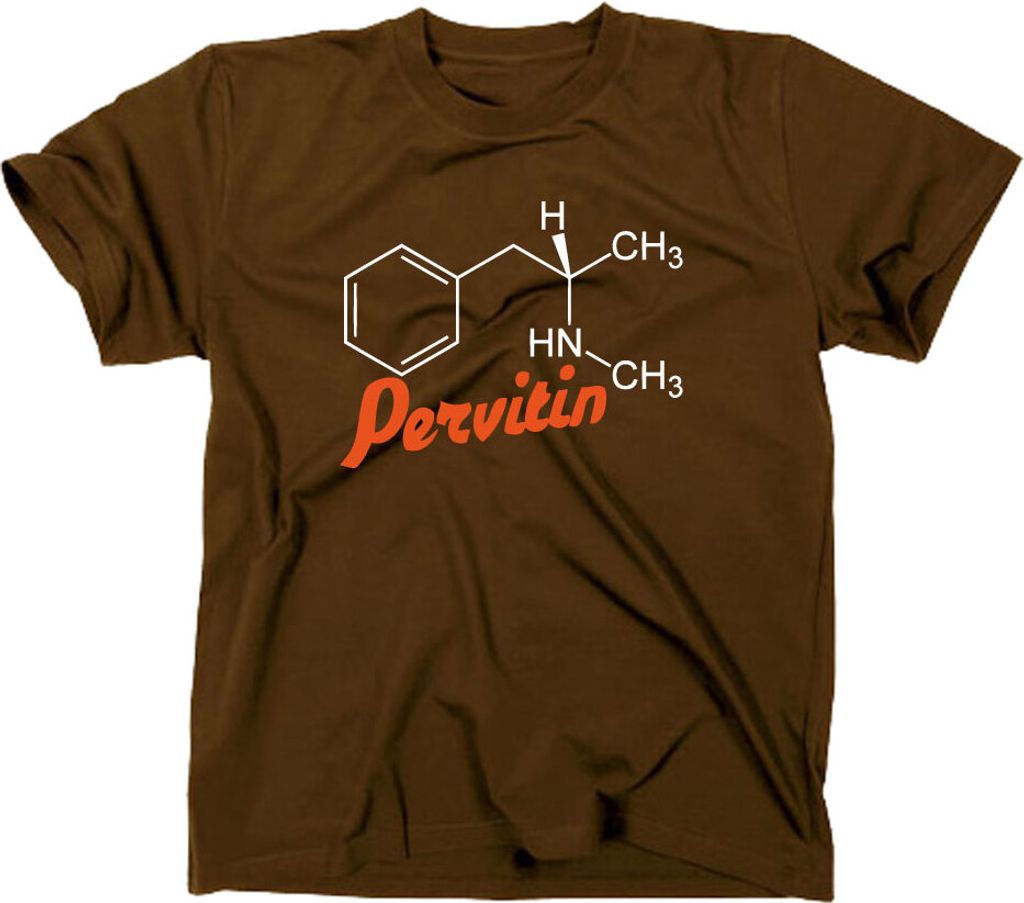Styletex23 T-Shirt #2 Crystal Meth Pervitin, braun, L