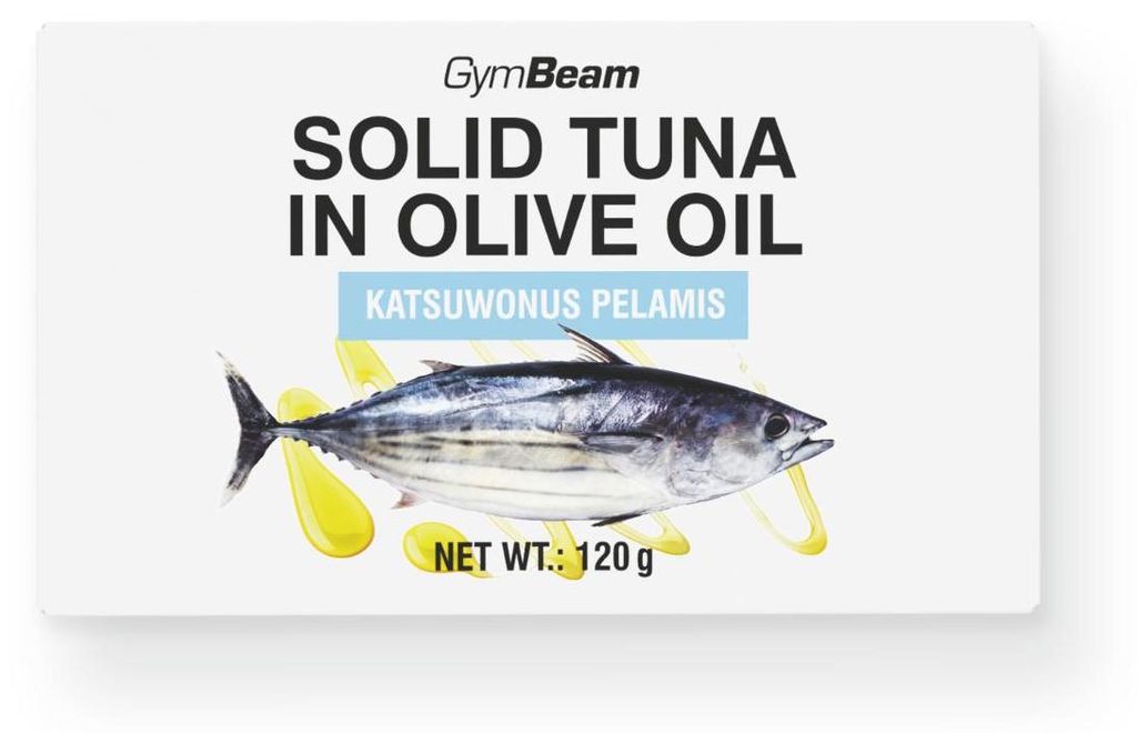 GymBeam - Thunfisch in Olivenöl, 120 g Produktbild 