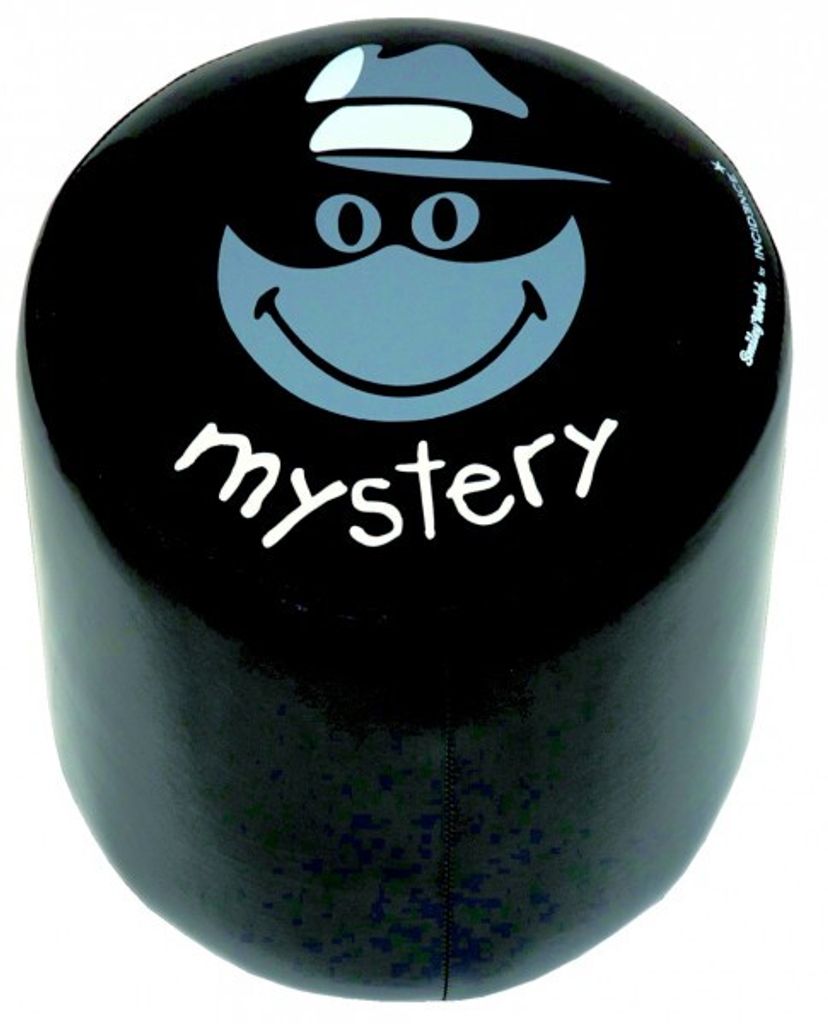 Sitzhocker mit Smiley Mystery schwarz - Hocker
