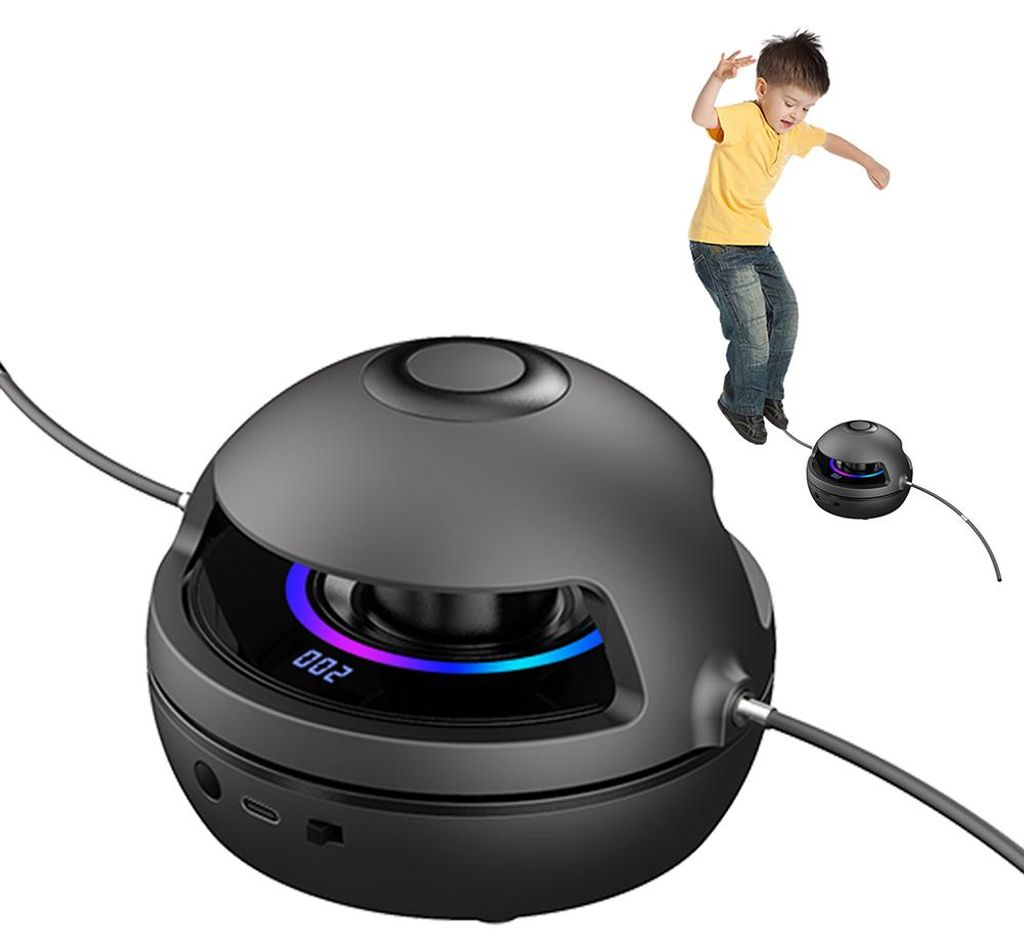 Elektrisches Springseil, Springseil mit 10 Geschwindigkeitsstufen, Fernbedienung, für Kinder und Erwachsene