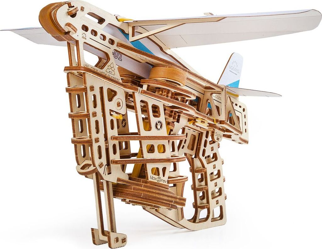 UGEARS 3D-Puzzle Rutsche mit Starter 200 Teile Produktbild 