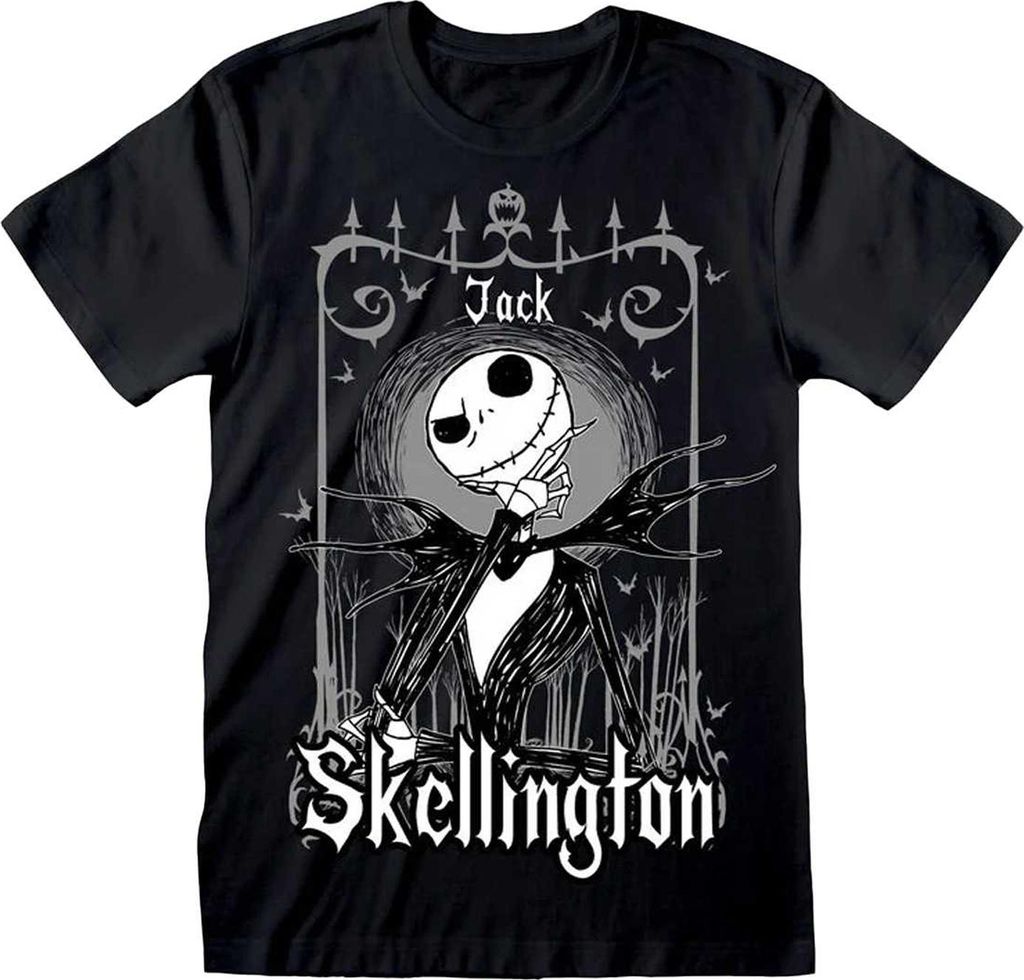 Nightmare Before Christmas - T-Shirt für Herren/Damen Uni HE3567 (XXL) (Schwarz)