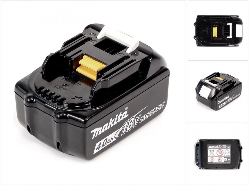 Akumulator wsuwany Makita BL 1840 18 V - 4 Ah / 4000 mAh Zdjęcie produktu 