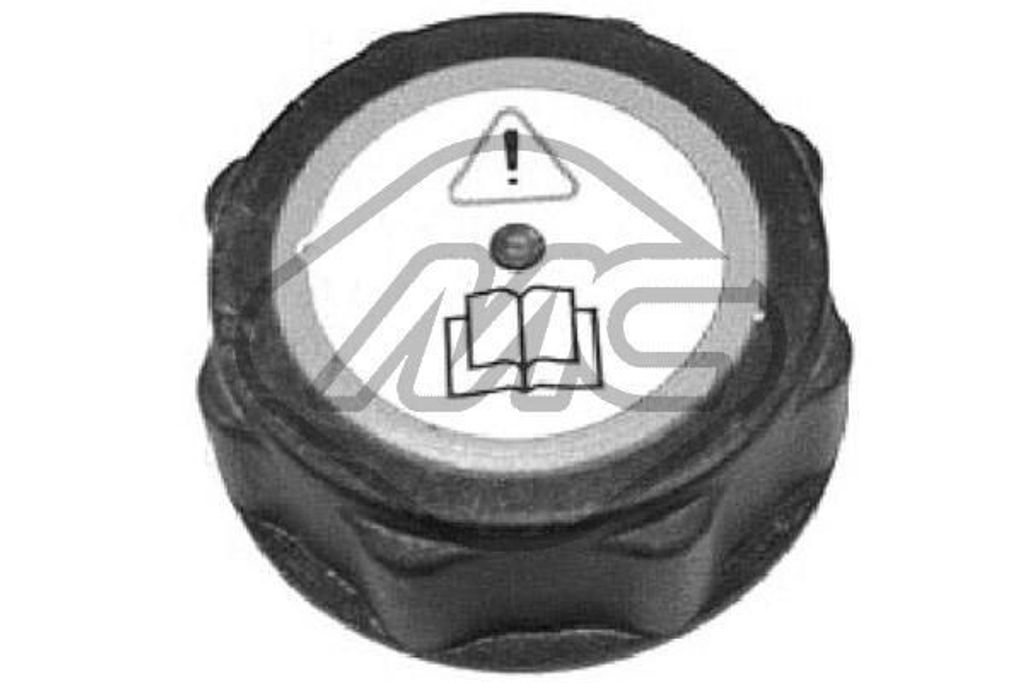 Metalcaucho 03561 Verschlussdeckel Kühlmittelbehälter für FORD Fiesta Mk5 Schrägheck (JH1, JD1, JH3, JD3) FOCUS (DAW, DBW) FUSION (JU) FOCUS Kombi
