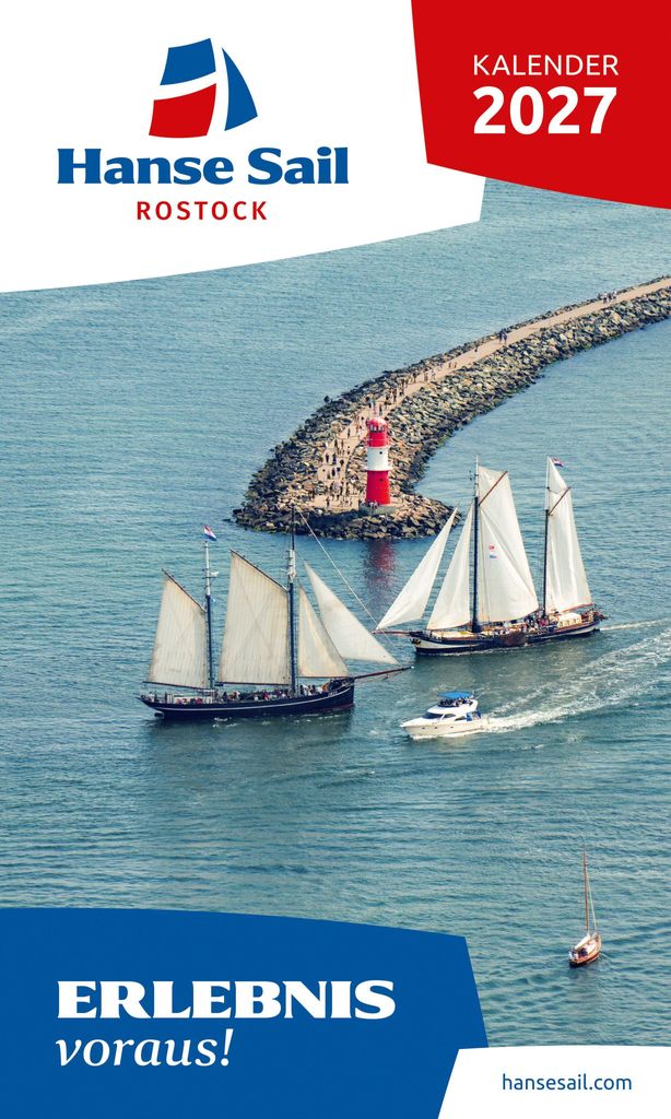 Kalender Hanse Sail 2027 Masten, Segel, Meer mit 13 Produktbild 