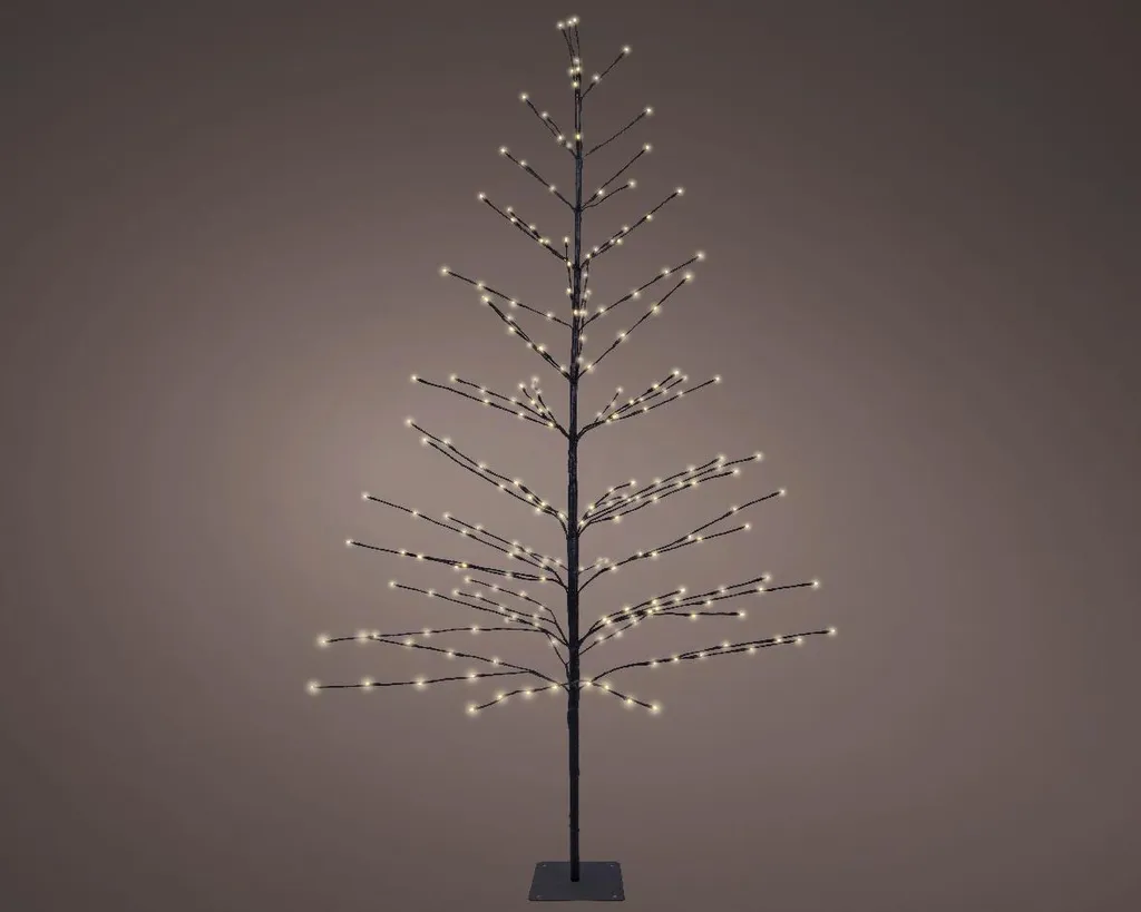Décoration de Fêtes Arbre Illuminé 180cm 232 LED Ambiance Chaleureuse