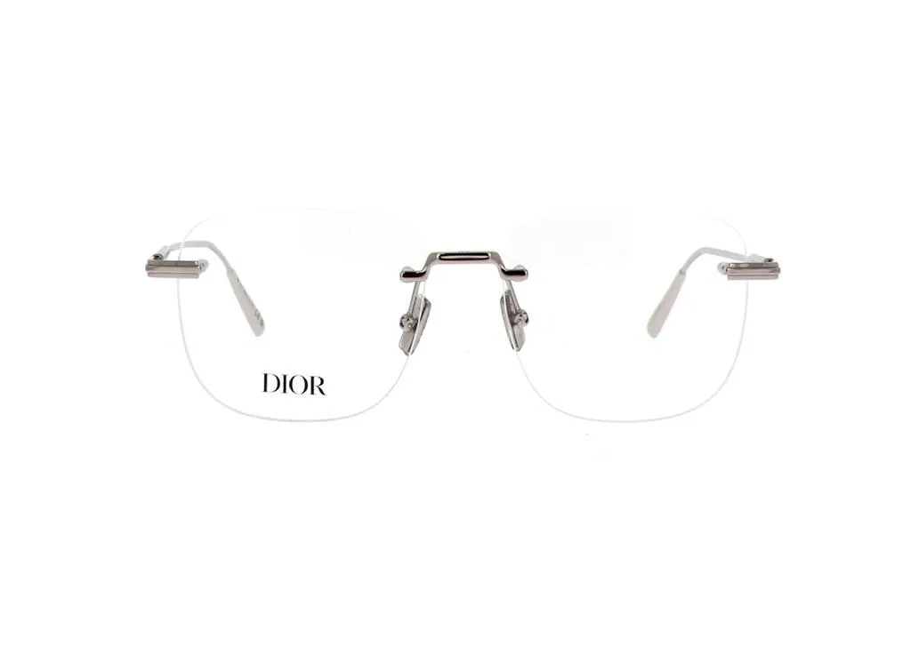 Lunettes de vue DiorBlacksuitO S3U F000 en métal argenté élégantes