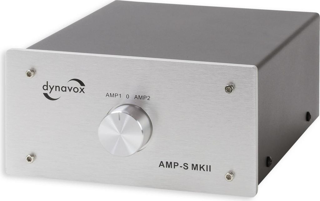 DYNAVOX Verstärker/Boxen-Umschalter AMP-S MKll, silber Produktbild 