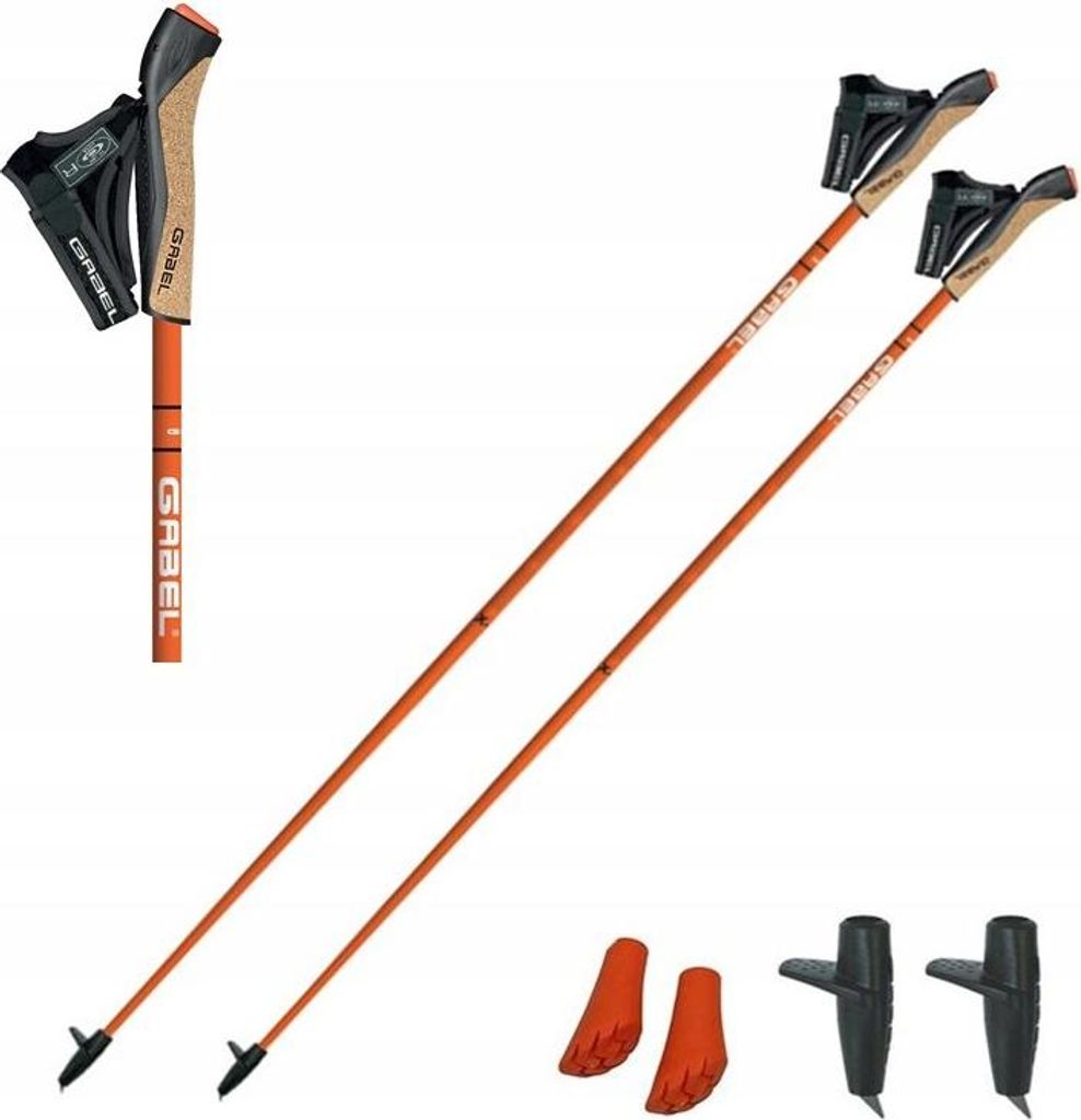 GABEL X-1.35 Active Nordic Walking Stöcke 120 cm mit NCS-System
