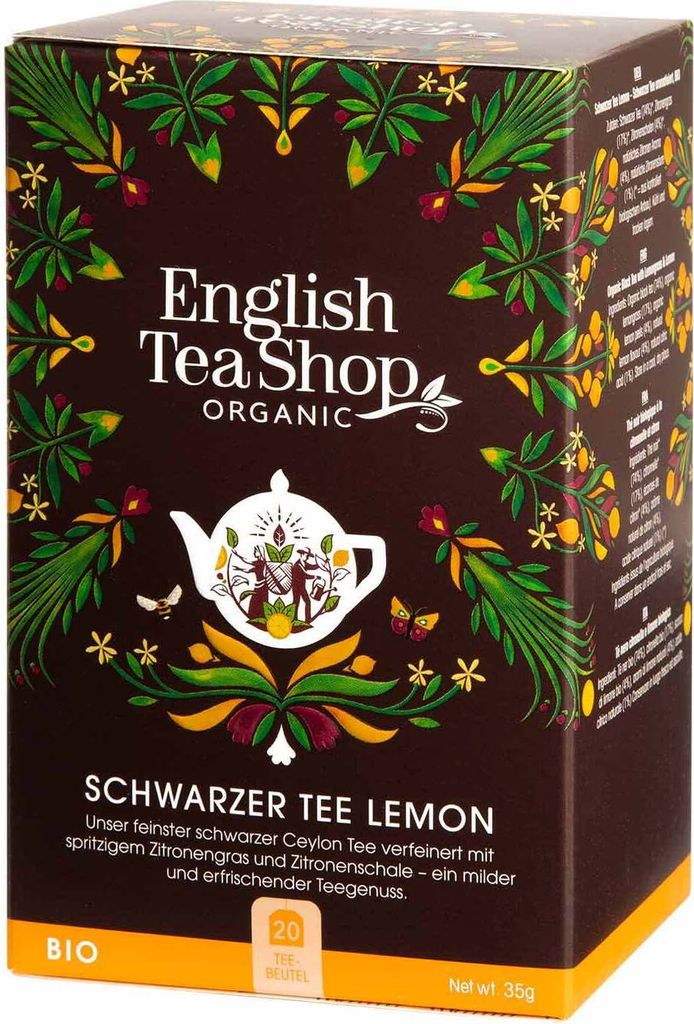ETS - Thé noir citron, BIO, 20 sachets de thé Image du produit 