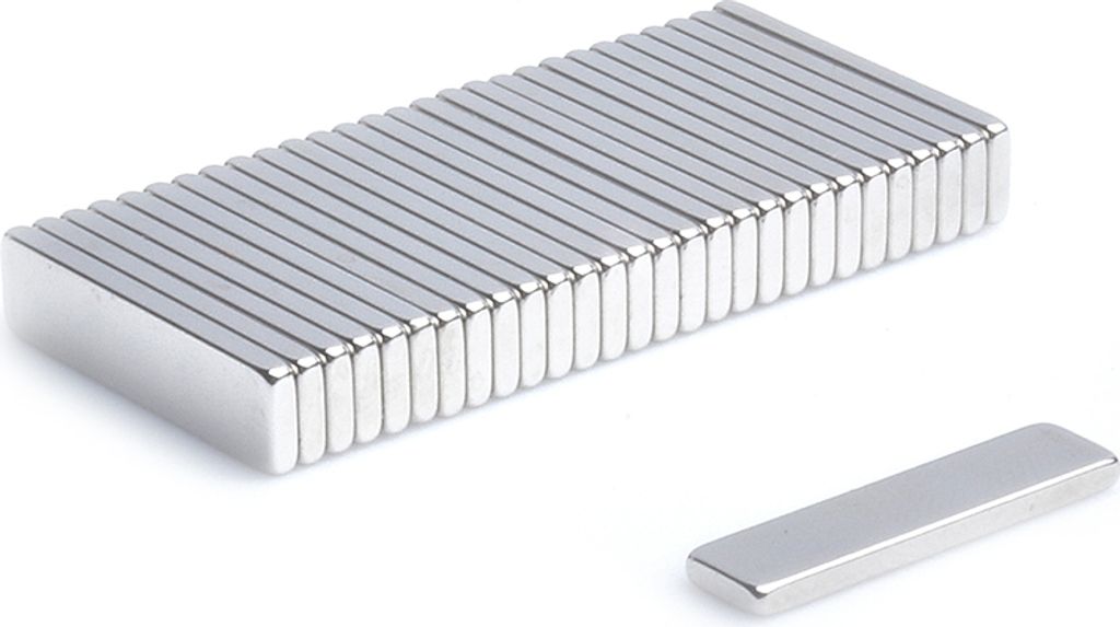 Aimants néodyme 20 x 5 x 1,5mm N38 Quader Case - 10 pièces, Image du produit 