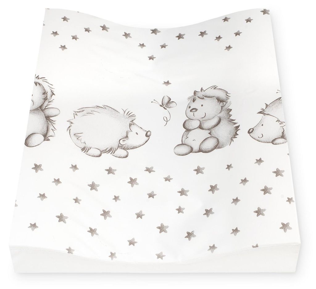 Julius Zöllner Wickelmulde Wickelauflage Wave Folie Igelchen 60x70 cm