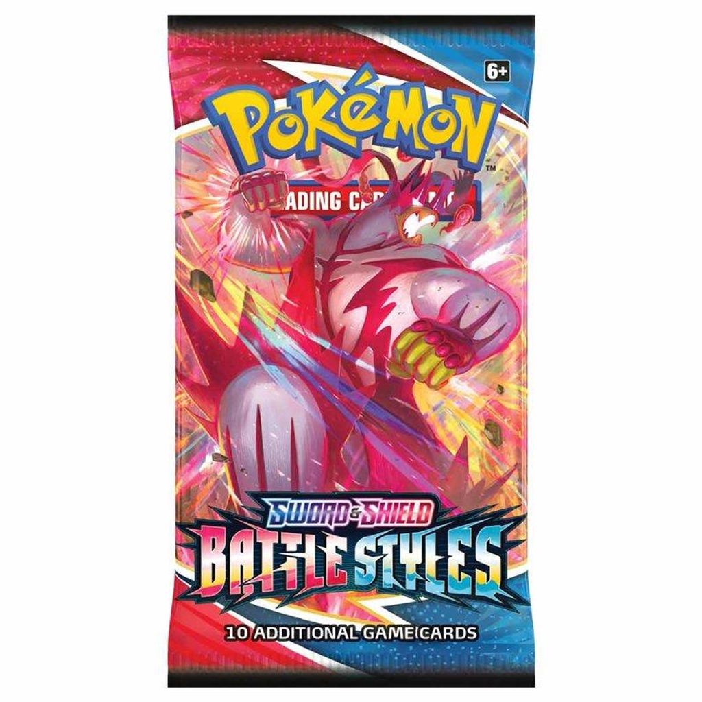 A product package for Pokemon trading cards.