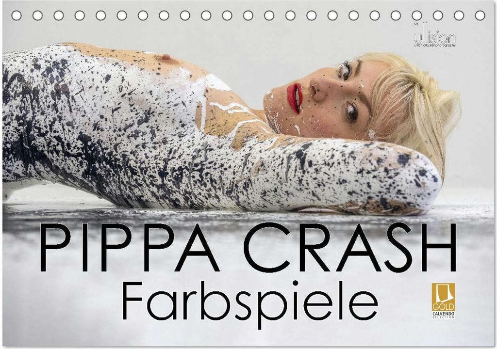 PIPPA CRASH - Farbspiele (Tischkalender 2026 DIN A5 quer), CALVENDO Monatskalender