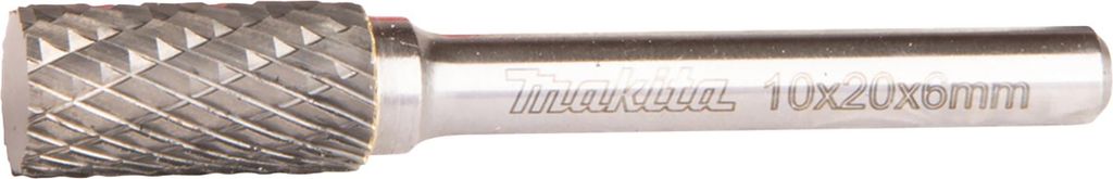 Fresa in metallo duro Makita 10 pezzi, 20 x 6 mm, forma Immagine del prodotto 