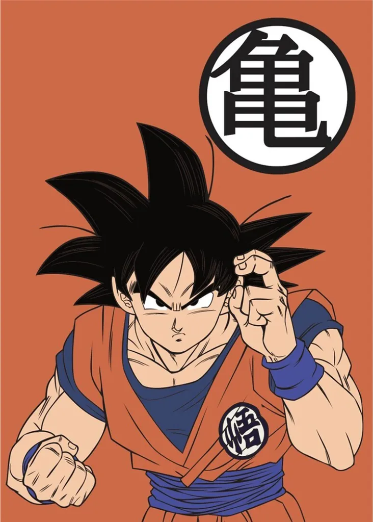 Dragon Ball Telo Mare Son Goku - Coperta Pile Morbida per Veri Fan