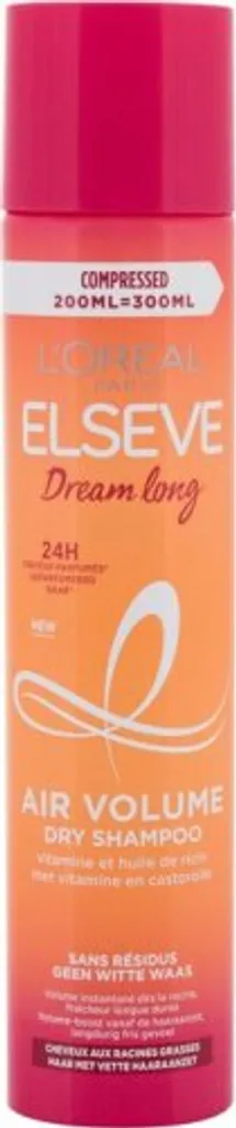 Shampooing Sec Elseve Air Volume Dream Long 200ml Anti-Racines Grasses