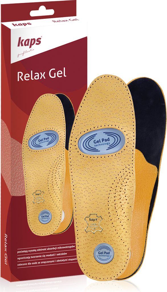 Profilierte Lederschuheinlagen mit Kaps Relax Gel Produktbild 