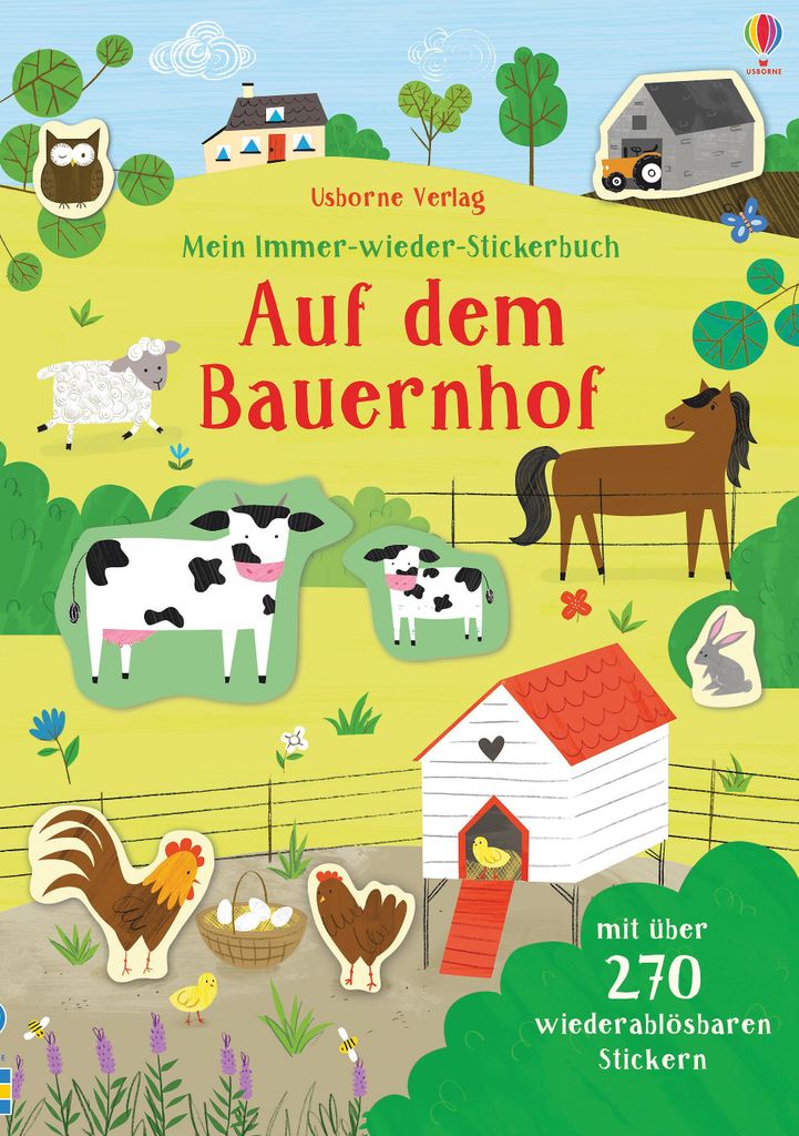 Mein Immer-wieder-Stickerbuch: Auf dem Bauernhof Produktbild 