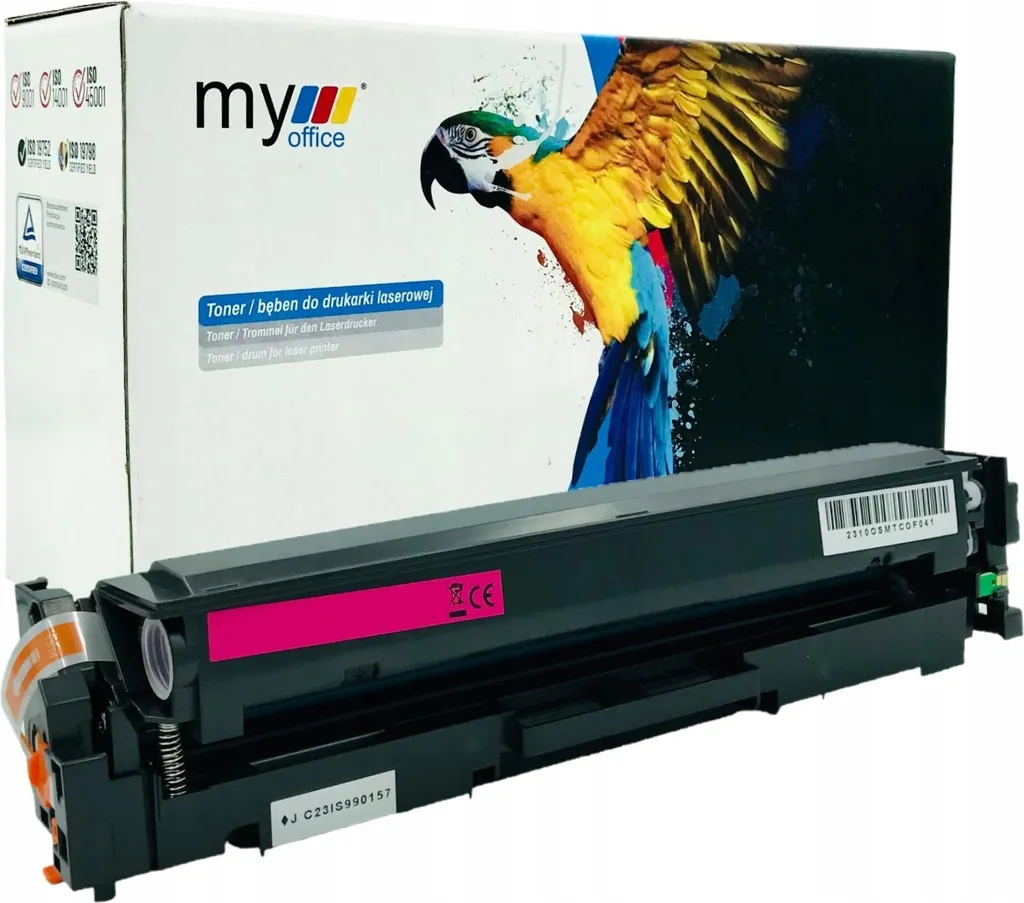 Toner Magenta CF403X 201X per HP Color LaserJet M252dw M277dw Chip