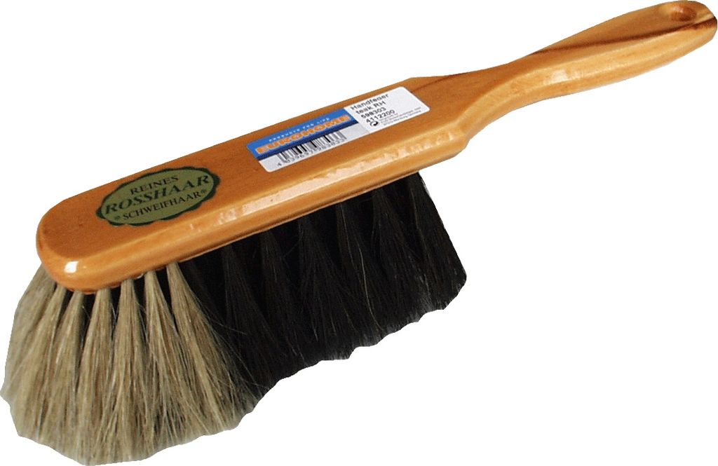 Holz-Handfeger mit Rosshaar EUROHOME