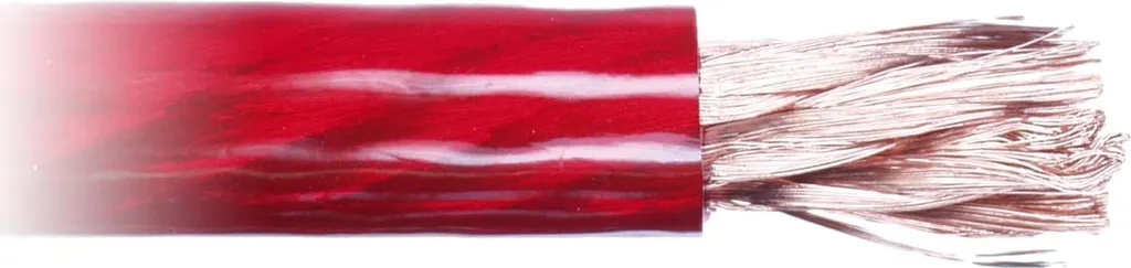 Fil électrique 50 mm² rouge 15m haute section pour onduleur et solaire