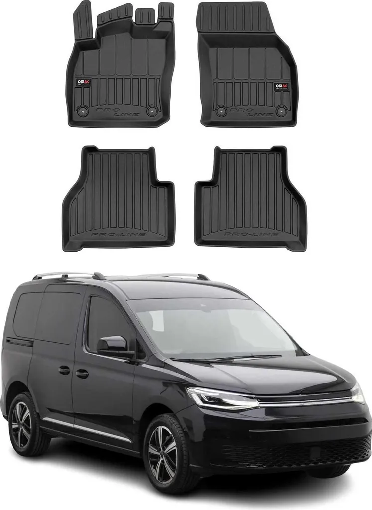 Tappetini TPE VW Caddy 2021-2025: Protezione Su Misura per il Tuo Van